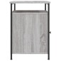 vidaXL Nachttisch Grau Sonoma 40x42x60 cm Holzwerkstoff vidaXL Nachttisch Grau Sonoma 40x42x60 cm Holzwerkstoff