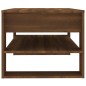 vidaXL Couchtisch Braun Eiche 102x55x45 cm Holzwerkstoff vidaXL Couchtisch Braun Eiche 102x55x45 cm Holzwerkstoff