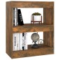 vidaXL Bücherregal/Raumteiler Räuchereiche 60x30x72 cm vidaXL Bücherregal/Raumteiler Räuchereiche 60x30x72 cm