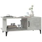 vidaXL Couchtisch Betongrau 90x50x40 cm Holzwerkstoff vidaXL Couchtisch Betongrau 90x50x40 cm Holzwerkstoff