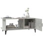 vidaXL Couchtisch Betongrau 90x50x40 cm Holzwerkstoff vidaXL Couchtisch Betongrau 90x50x40 cm Holzwerkstoff