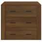 vidaXL Sideboard Braun Eichen-Optik 80x33x70 cm Holzwerkstoff vidaXL Sideboard Braun Eichen-Optik 80x33x70 cm Holzwerkstoff