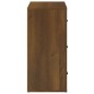 vidaXL Sideboard Braun Eichen-Optik 80x33x70 cm Holzwerkstoff vidaXL Sideboard Braun Eichen-Optik 80x33x70 cm Holzwerkstoff