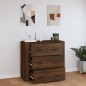 vidaXL Sideboard Braun Eichen-Optik 80x33x70 cm Holzwerkstoff vidaXL Sideboard Braun Eichen-Optik 80x33x70 cm Holzwerkstoff