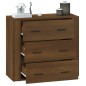 vidaXL Sideboard Braun Eichen-Optik 80x33x70 cm Holzwerkstoff vidaXL Sideboard Braun Eichen-Optik 80x33x70 cm Holzwerkstoff