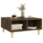 vidaXL Couchtisch Räuchereiche 60x60x30 cm Holzwerkstoff vidaXL Couchtisch Räuchereiche 60x60x30 cm Holzwerkstoff