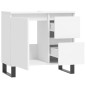 vidaXL Badschrank Weiß 65x33x60 cm Holzwerkstoff vidaXL Badschrank Weiß 65x33x60 cm Holzwerkstoff