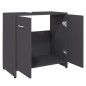vidaXL Badezimmerschrank Grau 60x33x61 cm Holzwerkstoff vidaXL Badezimmerschrank Grau 60x33x61 cm Holzwerkstoff