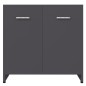 vidaXL Badezimmerschrank Grau 60x33x61 cm Holzwerkstoff vidaXL Badezimmerschrank Grau 60x33x61 cm Holzwerkstoff