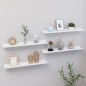 vidaXL Wandregale 4 Stk. Weiß 60x9x3 cm vidaXL Wandregale 4 Stk. Weiß 60x9x3 cm