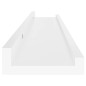 vidaXL Wandregale 4 Stk. Weiß 60x9x3 cm vidaXL Wandregale 4 Stk. Weiß 60x9x3 cm