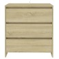 vidaXL Sideboard Sonoma-Eiche 70x41x75 cm Holzwerkstoff vidaXL Sideboard Sonoma-Eiche 70x41x75 cm Holzwerkstoff