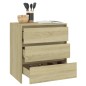 vidaXL Sideboard Sonoma-Eiche 70x41x75 cm Holzwerkstoff vidaXL Sideboard Sonoma-Eiche 70x41x75 cm Holzwerkstoff