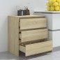 vidaXL Sideboard Sonoma-Eiche 70x41x75 cm Holzwerkstoff vidaXL Sideboard Sonoma-Eiche 70x41x75 cm Holzwerkstoff