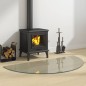vidaXL Funkenschutzplatte Glas Halbrund 1200x600 mm vidaXL Funkenschutzplatte Glas Halbrund 1200x600 mm