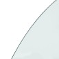 vidaXL Funkenschutzplatte Glas Halbrund 1200x600 mm vidaXL Funkenschutzplatte Glas Halbrund 1200x600 mm
