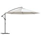 vidaXL Freiarm-Sonnenschirm 3,5 m Sandweiß vidaXL Freiarm-Sonnenschirm 3,5 m Sandweiß