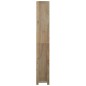 vidaXL Bücherregal 7 Fächer 80x30x200 cm Massivholz Akazie