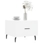 vidaXL Couchtisch Weiß 50x50x40 cm Holzwerkstoff vidaXL Couchtisch Weiß 50x50x40 cm Holzwerkstoff