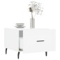 vidaXL Couchtisch Weiß 50x50x40 cm Holzwerkstoff vidaXL Couchtisch Weiß 50x50x40 cm Holzwerkstoff