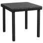 vidaXL Sonnenliegen 2 Stk. mit Tisch Poly Rattan Schwarz vidaXL Sonnenliegen 2 Stk. mit Tisch Poly Rattan Schwarz