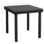 vidaXL Sonnenliegen 2 Stk. mit Tisch Poly Rattan Schwarz vidaXL Sonnenliegen 2 Stk. mit Tisch Poly Rattan Schwarz