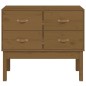 vidaXL Konsolenschrank Honigbraun 90x40x78 cm Massivholz Kiefer vidaXL Konsolenschrank Honigbraun 90x40x78 cm Massivholz Kiefer
