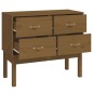 vidaXL Konsolenschrank Honigbraun 90x40x78 cm Massivholz Kiefer vidaXL Konsolenschrank Honigbraun 90x40x78 cm Massivholz Kiefer