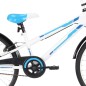 vidaXL Kinderfahrrad 24 Zoll Blau und Weiß vidaXL Kinderfahrrad 24 Zoll Blau und Weiß
