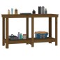 vidaXL Werkbank Honigbraun 140x50x80 cm Massivholz Kiefer vidaXL Werkbank Honigbraun 140x50x80 cm Massivholz Kiefer