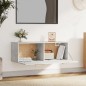 vidaXL Wandschrank Betongrau 100x36,5x35 cm Holzwerkstoff vidaXL Wandschrank Betongrau 100x36,5x35 cm Holzwerkstoff