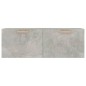 vidaXL Wandschrank Betongrau 100x36,5x35 cm Holzwerkstoff vidaXL Wandschrank Betongrau 100x36,5x35 cm Holzwerkstoff