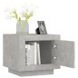 vidaXL Couchtisch Betongrau 51x50x45 cm Holzwerkstoff vidaXL Couchtisch Betongrau 51x50x45 cm Holzwerkstoff