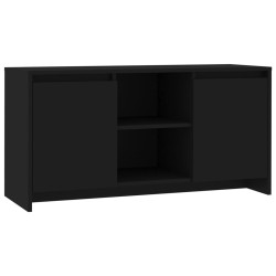 vidaXL TV-Schrank Schwarz 102x37,5x52,5 cm Holzwerkstoff