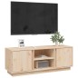 vidaXL TV-Schrank 110x35x40,5 cm Massivholz Kiefer vidaXL TV-Schrank 110x35x40,5 cm Massivholz Kiefer