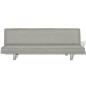 vidaXL Schlafsofa Grau Polyester vidaXL Schlafsofa Grau Polyester