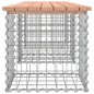 vidaXL Gartenbank aus Gabionen 203x44x42 cm Massivholz Douglasie vidaXL Gartenbank aus Gabionen 203x44x42 cm Massivholz Douglasie