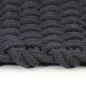 vidaXL Teppich Rechteckig Anthrazit 80x160 cm Baumwolle vidaXL Teppich Rechteckig Anthrazit 80x160 cm Baumwolle