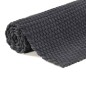 vidaXL Teppich Rechteckig Anthrazit 80x160 cm Baumwolle vidaXL Teppich Rechteckig Anthrazit 80x160 cm Baumwolle