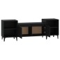 vidaXL TV-Schrank Schwarz 160x35x55 cm Holzwerkstoff vidaXL TV-Schrank Schwarz 160x35x55 cm Holzwerkstoff