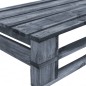 Outdoor-Sofa Paletten mit Kissen in Grau Kiefernholz Outdoor-Sofa Paletten mit Kissen in Grau Kiefernholz