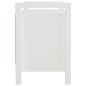 vidaXL Flurbank Weiß 80x40x60 cm Massivholz Kiefer vidaXL Flurbank Weiß 80x40x60 cm Massivholz Kiefer