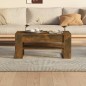 vidaXL Couchtisch Räuchereiche 102x55x45 cm Holzwerkstoff vidaXL Couchtisch Räuchereiche 102x55x45 cm Holzwerkstoff