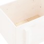 vidaXL Pflanzkübel Weiß 62x50x57 cm Massivholz Kiefer vidaXL Pflanzkübel Weiß 62x50x57 cm Massivholz Kiefer