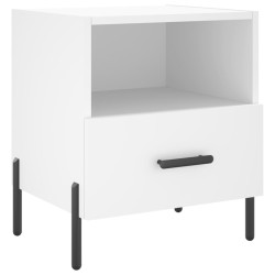 vidaXL Nachttisch Weiß 40x35x47,5 cm Holzwerkstoff