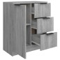 vidaXL Sideboard Grau Sonoma 60x30x70 cm Holzwerkstoff vidaXL Sideboard Grau Sonoma 60x30x70 cm Holzwerkstoff