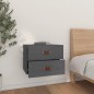vidaXL Wand-Nachttisch Grau 50x36x40 cm vidaXL Wand-Nachttisch Grau 50x36x40 cm