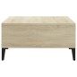 vidaXL Couchtisch Sonoma-Eiche 60x60x30 cm Holzwerkstoff vidaXL Couchtisch Sonoma-Eiche 60x60x30 cm Holzwerkstoff