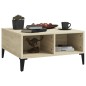 vidaXL Couchtisch Sonoma-Eiche 60x60x30 cm Holzwerkstoff vidaXL Couchtisch Sonoma-Eiche 60x60x30 cm Holzwerkstoff