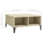 vidaXL Couchtisch Sonoma-Eiche 60x60x30 cm Holzwerkstoff vidaXL Couchtisch Sonoma-Eiche 60x60x30 cm Holzwerkstoff
